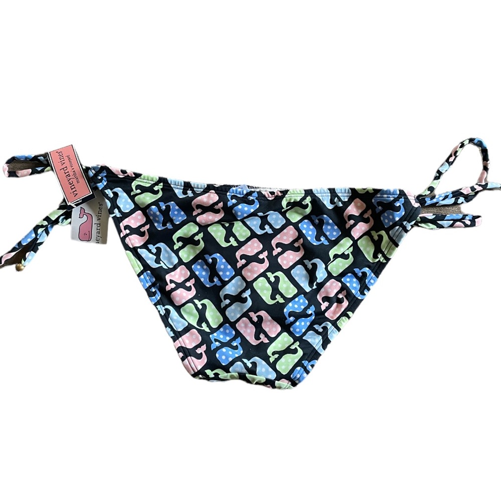 NWT Vineyard Vines String Bikini Bottom Polka Dot Whale Size Small